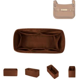 imageDGAZ Silk Purse Organizer Insert Fits Hermes Jypsiere Bags Silky Smooth Bag OrganizerLuxury Handbag ampamp Tote ShaperBetonJypsiere 28Gold