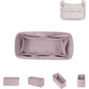 imageDGAZ Silk Purse Organizer Insert Fits Hermes Jypsiere Bags Silky Smooth Bag OrganizerLuxury Handbag ampamp Tote ShaperBetonJypsiere 28Mauve Pale