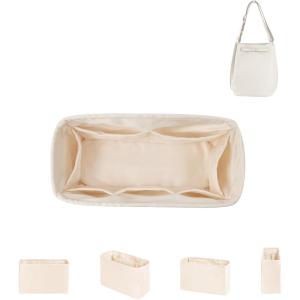 imageDGAZ Silk Purse Organizer Insert Fits Hermes So Kelly Bags Silky Smooth Bag OrganizerLuxury Handbag ampamp Tote ShaperBlackSo kelly22Craie