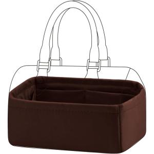 imageDGAZ Silk Purse Organizer Insert Fits LV Speedy 162025303545 bagsSilky Smooth Bag OrganizerLuxury Handbag ampamp Tote ShaperGoldSP20Global brown