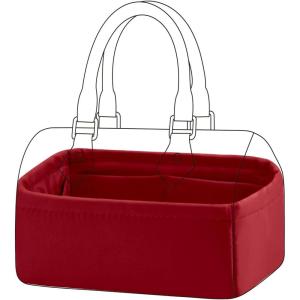 imageDGAZ Silk Purse Organizer Insert Fits LV Speedy 162025303545 bagsSilky Smooth Bag OrganizerLuxury Handbag ampamp Tote ShaperGoldSP20Wine Red