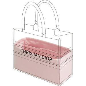 imageDGAZ Silk Purse Organizer Insert For Dior Book Tote miniSMLSilky Smooth Bag OrganizerLuxury Handbag ampamp Tote ShaperTreasure blueBTMiniPink