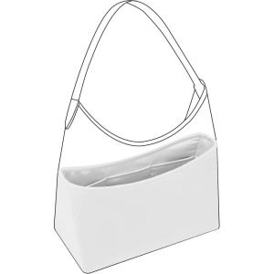 imageDGAZ Silk Purse Organizer Insert For GYARD Hobo BagsSilky Smooth Bag OrganizerLuxury Handbag ampamp Tote ShaperBambouBeton