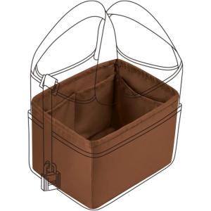 imageDGAZ Silk Purse Organizer Insert For Hermes Cargo Picotin 18 bagSilky Smooth Bag OrganizerLuxury Handbag ampamp Tote ShaperBlackCP18Gold