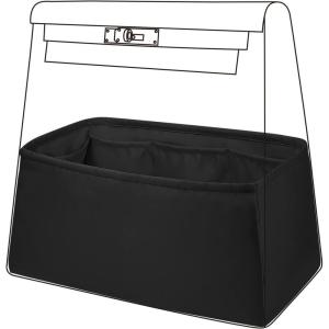 imageDGAZ Silk Purse Organizer Insert For Hermes Kelly Ado PMGM bagSilky Smooth Bag OrganizerLuxury Handbag ampamp Tote ShaperCraiePMBlack