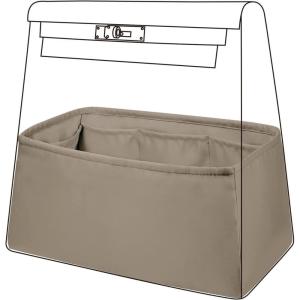 imageDGAZ Silk Purse Organizer Insert For Hermes Kelly Ado PMGM bagSilky Smooth Bag OrganizerLuxury Handbag ampamp Tote ShaperCraiePMGris tourterelle