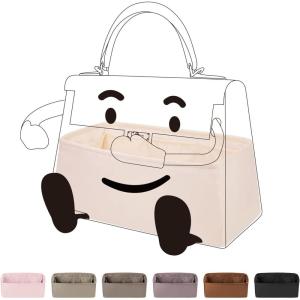 imageDGAZ Silk Purse Organizer Insert For Hermes Kelly Doll bagSilky Smooth Bag OrganizerLuxury Handbag ampamp Tote ShaperPinkKelly DollCraie