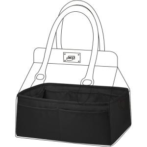 imageDGAZ Silk Purse Organizer Insert For Hermes Toolbox 2026 bagSilky Smooth Bag OrganizerLuxury Handbag ampamp Tote ShaperKonjac purple20Black