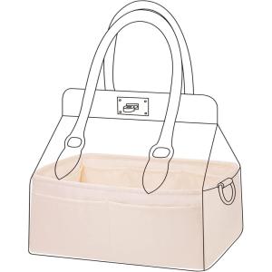 imageDGAZ Silk Purse Organizer Insert For Hermes Toolbox 2026 bagSilky Smooth Bag OrganizerLuxury Handbag ampamp Tote ShaperKonjac purple20Craie