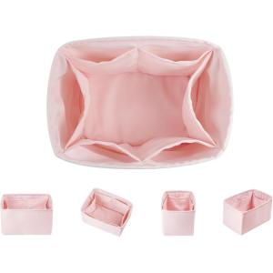 imageDGAZ Silk Purse Organizer Insert For LV Backup Backpack BagsSilky Smooth Bag OrganizerLuxury Handbag ampamp Tote ShaperBlackPink