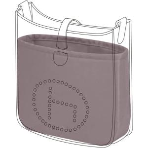 imageDGAZ Silky Purse Organizer Insert Fits Evelyne TPMPMGMTGM Bags Luxury Handbag ampamp Tote Organizer Simplicity bag organizerCraieTPMKonjac Purple