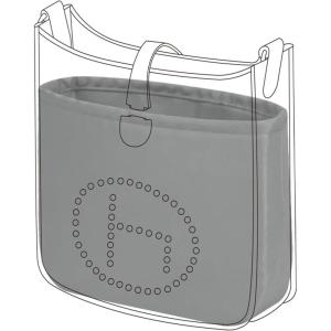 imageDGAZ Silky Purse Organizer Insert Fits Evelyne TPMPMGMTGM Bags Luxury Handbag ampamp Tote Organizer Simplicity bag organizerCraieTPMPearl gray