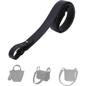 imageDGAZ TC leather shoulder strap for Hermes PicotinLindyEvelyne replaceable crossbody bags strap handmadeBlackgold Studs