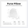 imageDGAZ Custom Purse Pillow Shaper insert For Chanel Gabrielle Backpack bagsSilky Pillow Shaper for Luxury HandbagsCustomcustomWhite