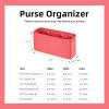 imageDGAZ Purse Organizer Insert For Chanel Mini Square 17 BagsSilk Bag OrganizerLuxury Handbag ampamp Tote ShaperRose lipstickMini Square 17Rose lipstick
