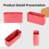 imageDGAZ Purse Organizer Insert For Chanel Mini Square 17 BagsSilk Bag OrganizerLuxury Handbag ampamp Tote ShaperRose lipstickMini Square 17Rose lipstick