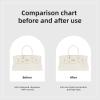 imageDGAZ Purse Organizer Silky Smooth For ShoulderBirkin BagsSilkLuxury Handbag Tote in Bag Shapers WomenGoldShoulderBirkinCraie