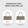 imageDGAZ Purse Organizer Silky Smooth For ShoulderBirkin BagsSilkLuxury Handbag Tote in Bag Shapers WomenGoldShoulderBirkinCris tourterelle