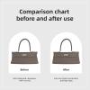 imageDGAZ Purse Organizer Silky Smooth For ShoulderBirkin BagsSilkLuxury Handbag Tote in Bag Shapers WomenGoldShoulderBirkinEtoupe grey