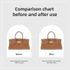 imageDGAZ Purse Organizer Silky Smooth For ShoulderBirkin BagsSilkLuxury Handbag Tote in Bag Shapers WomenGoldShoulderBirkinGold