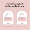 imageDGAZ Purse Organizer Silky Smooth For ShoulderBirkin BagsSilkLuxury Handbag Tote in Bag Shapers WomenGoldShoulderBirkinPink