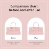 imageDGAZ Purse Organizer Silky Smooth For ShoulderBirkin BagsSilkLuxury Handbag Tote in Bag Shapers WomenGoldShoulderBirkinPink