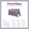 imageDGAZ Purse Pillow Insert for Chanel Coco Handle Bags Silky Pillow Shaper for Luxury HandbagsKonjac PurpleMiniCustom