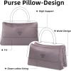 imageDGAZ Purse Pillow Insert for Chanel Coco Handle Bags Silky Pillow Shaper for Luxury HandbagsKonjac PurpleMiniCustom