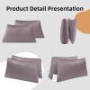 imageDGAZ Purse Pillow Insert for Chanel Coco Handle Bags Silky Pillow Shaper for Luxury HandbagsKonjac PurpleMiniKonjac Purple
