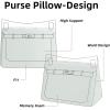 imageDGAZ Purse Pillow Insert for Hermes Jypsiere bags Memory Foam Silky Pillow Shaper for Luxury HandbagsBlue JeanJypsiere 28Beton