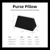 imageDGAZ Purse Pillow Insert for Hermes Jypsiere bags Memory Foam Silky Pillow Shaper for Luxury HandbagsBlue JeanJypsiere 28Black