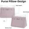 imageDGAZ Purse Pillow Insert for Hermes Jypsiere bags Memory Foam Silky Pillow Shaper for Luxury HandbagsBlue JeanJypsiere 28Mauve Pale