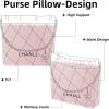 imageDGAZ Purse Pillow Shaper Insert for Chanel 22 Bags Silky Pillow Shaper for Luxury HandbagsBlackSmallPink