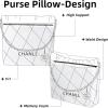 imageDGAZ Purse Pillow Shaper Insert for Chanel 22 Bags Silky Pillow Shaper for Luxury HandbagsBlackSmallWhite