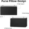 imageDGAZ Purse Pillow Shaper Insert for Chanel CF Bags Silky Pillow Shaper for Luxury HandbagsPink Mini 20Black