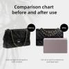 imageDGAZ Purse Pillow Shaper Insert for Chanel CF Bags Silky Pillow Shaper for Luxury HandbagsPink Mini 20Konjac purple
