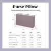 imageDGAZ Purse Pillow Shaper Insert for Chanel CF Bags Silky Pillow Shaper for Luxury HandbagsPink Mini 20Konjac purple
