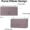 imageDGAZ Purse Pillow Shaper Insert for Chanel CF Bags Silky Pillow Shaper for Luxury HandbagsPink Mini 20Konjac purple