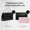 imageDGAZ Purse Pillow Shaper Insert for Chanel CF Bags Silky Pillow Shaper for Luxury HandbagsPink Mini 20Pink