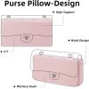 imageDGAZ Purse Pillow Shaper Insert for Chanel CF Bags Silky Pillow Shaper for Luxury HandbagsPink Mini 20Pink