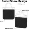 imageDGAZ Purse Pillow Shaper Insert for Hermes Cabas Bags Silky Pillow Shaper for Luxury HandbagsGoldCabas27Black