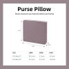 imageDGAZ Purse Pillow Shaper Insert for Hermes Cabas Bags Silky Pillow Shaper for Luxury HandbagsGoldCabas27Konjac Purple
