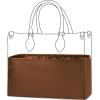 imageDGAZ Silk Handbag Organizer Insert Fits LV ONTHEGO bagsSilky Smooth Bag OrganizerLuxury Handbag ampamp Tote ShaperBlackBBGold