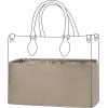 imageDGAZ Silk Handbag Organizer Insert Fits LV ONTHEGO bagsSilky Smooth Bag OrganizerLuxury Handbag ampamp Tote ShaperBlackBBGris tourterelle