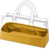 imageDGAZ Silk Handbag Organizer Insert Fits LV ONTHEGO bagsSilky Smooth Bag OrganizerLuxury Handbag ampamp Tote ShaperBlackBBJaune amber