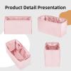 imageDGAZ Silk Handbag Organizer Insert Fits LV ONTHEGO bagsSilky Smooth Bag OrganizerLuxury Handbag ampamp Tote ShaperBlackBBPink
