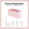 imageDGAZ Silk Handbag Organizer Insert Fits LV ONTHEGO bagsSilky Smooth Bag OrganizerLuxury Handbag ampamp Tote ShaperBlackBBPink
