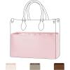 imageDGAZ Silk Handbag Organizer Insert Fits LV ONTHEGO bagsSilky Smooth Bag OrganizerLuxury Handbag ampamp Tote ShaperBlackBBPink