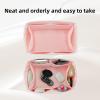 imageDGAZ Silk Handbag Organizer Insert Fits LV ONTHEGO bagsSilky Smooth Bag OrganizerLuxury Handbag ampamp Tote ShaperBlackBBPink