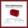 imageDGAZ Silk Handbag Organizer Insert Fits LV ONTHEGO bagsSilky Smooth Bag OrganizerLuxury Handbag ampamp Tote ShaperBlackBBRouge moyen